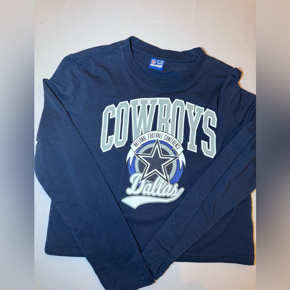 Cowboys Long Sleeve Shirt - Navy